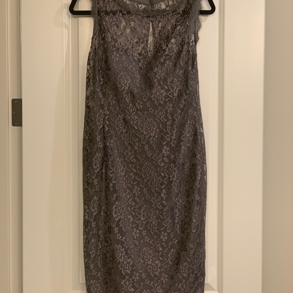 Simply Lilliana Grey Lace Dress